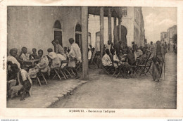 NÂ° 4338 Z -cpa Djibouti -restaurant IndigÃ¨ne- - Djibouti