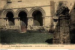 NÂ° 5191 Z -cpa Saint Martin De Boscherville -arcades De La Salle Capitulaire- - Saint-Martin-de-Boscherville