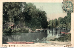 NÂ° 6050 Z -cpa La Marne Ã  ChenneviÃ¨res -l'Ã®le D'Amour- - Chennevieres Sur Marne