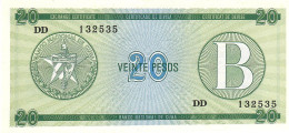 CUBA PFX9 20 PESOS 1985 UNC. - Cuba