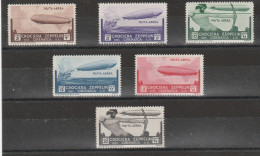 211 - Cirenaica 1933 - Zeppelin N. A12/A17. Cat. € 300,00. MNH - Cirenaica