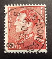 Belgie Belgique - 1951 - OPB/COB N° 848B (  1 Value )  - Leopold III Poortman -  Obl. Schorisse - Gebraucht