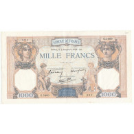 1000 Francs CERES ET MERCURE  03-11-1938 TTB+ Fayette 38.32 - 1 000 F 1927-1940 ''Cérès Et Mercure''