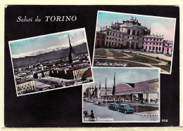 26825 / ⭐ Piemonte Torino Turin Saluti TORINO CASTELLO STUNINIGI Palazzo Circulato 1980s - Mehransichten, Panoramakarten