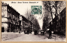 26961 / ⭐ ♥️  Piemonte TORINO Tramway Ligne 180 Corso VINZAGLIO Corso VITTORIO EMANUELE 2° à GIRAUD - Transportes