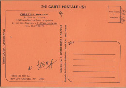 26593 / ⭐ Autographe LOUMA RIQUEWIHR (68) Bernard CHRISTEN Kupferschmied Artisan CUIVRE Rue Cordeliers Cartoliste N°37 - Riquewihr