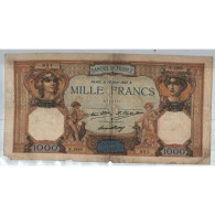 France 1000 Francs Cérès Et Mercure 28 AVRIL 1932, N.1885 851, B+, Lartdesgents - 1 000 F 1927-1940 ''Cérès Et Mercure''