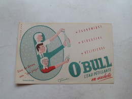 (Buvard Publicitaire - Alimentation....) -   Eau Pétillante O'BULL...................voir Scan - Levensmiddelen