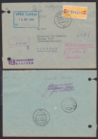 Bautzen 14.10.59 MdI ZKD-Kontrolle (19) "Nichtteilnehme § 5 Abs. C Beachten", Rs Hs. Inhalte Entnommen - Central Mail Service