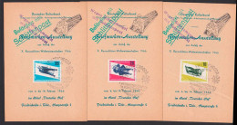 Friedrichroda SSt. WM Rennschlittensport 1966 Je Mit 3 Best.-St. Schlittensport  - Lettres & Documents