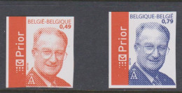 Belgique Non Dentelé 2003 3208-09 0,49 0,79 Roi Albert II   - 2001-…