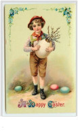 N°223 - A Happy Easter - Garçon Avec Un Oeuf - Pascua