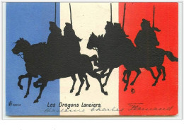 N°3464 - France - Silhouettes - Les Dragons Lanciers - Patriottisch