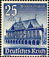 Allemagne Poste N** Yv:682 Mi:758 Winterhilfswerk Bremen Hôtel De Ville (Petit Pt De Rouille) - Neufs