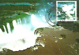 Brasil & Maximum Card, Parque Nacional Do Guaço, Vista Parcial Do Lado Brasileiro, Foz Do Iguaçu 1980 (5555) - Maximumkarten