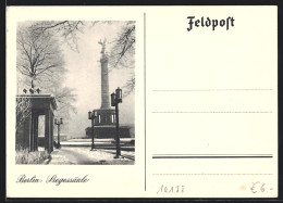 AK Berlin, Siegessäule Im Winter  - Other & Unclassified