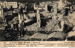NÂ°7472 Z -cpa Ruines De Clermont En Argonne - Weltkrieg 1914-18