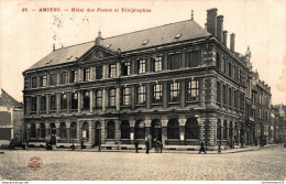 NÂ°7796 Z -cpa Amiens -hÃ'tel Des Postes Et TÃ©lÃ©graphes- - Post & Briefboten