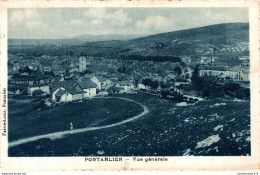 NÂ°9148 Z -cpa Pontarlier -vue GÃ©nÃ©rale- - Pontarlier