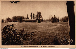 NÂ°9552 Z -cpa Beaumont De Lomagne -le Terrain Des Courses- - Hípica