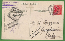 Ad0789 - GB - Postal History -  Postcard   To Italy 1904 - Brieven En Documenten