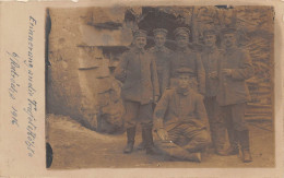 AUTRECHES - CHEVILLECOURT - Carte Photo Militaire  - 1916 - Soldats Allemands - Sonstige & Ohne Zuordnung