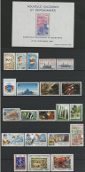 Nouvelle Calédonie Année Complète 1984 DONT Poste Aérienne, N° 481 à 490 + PA 236 à 246 + Bloc 6. Neufs ** (MNH). TB - Años Completos