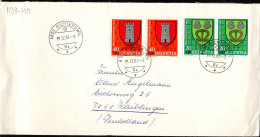 Suisse Poste Obl Yv:1139-40 Armoiries Paire Richterswill 11-12-81 (TB Cachet à Date) - Cartas & Documentos