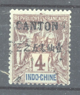 Canton  :  Yv  3  (o) - Used Stamps