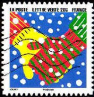 France Poste AA Obl Yv:1192 Mi:6283 Jolivet Poignée De Main (Lign.Ondulées) - Used Stamps