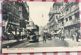 CPA ANGLETERRE LIVERPOOL Church Street From East - Liverpool