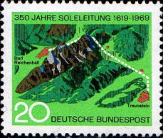 RFA Poste N** Yv: 465 Mi:602 Soleleitung Bad-Reichenhall Traunstein - Unused Stamps