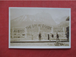 RPPC Alberta---The Great Divide--------- British Columbia.   Ref 6422 - Otros & Sin Clasificación