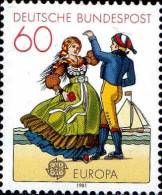 RFA Poste N** Yv: 929 Mi:1097 Europa Folklore Allemagne Du Nord - Neufs