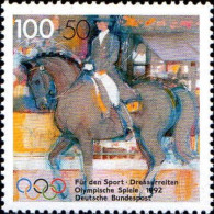 RFA Poste N** Yv:1421 Mi:1594 Für Den Sport Olympische Spiele Dressurreiten - Unused Stamps