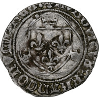 France, Louis XII, Blanc à La Couronne, Châlons-en-Champagne, Billon, TB+ - 1498-1515 Louis XII