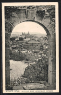 AK Schwäb. Hall, Blick Von Der Ruine Limburg Auf Comburg  - Schwäbisch Hall