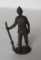 FIGURINE KINDER  METAL Gemeiner Soldat COLONIAL 80's BRONZE BRUNI - KRIEGER 3 - Metal Figurines