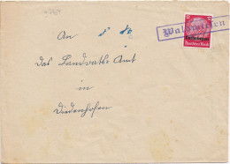 37407# HINDENBURG LOTHRINGEN LETTRE Obl WALDWIESEN WALDWISSE MOSELLE THIONVILLE - Briefe U. Dokumente