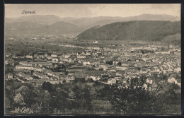 AK Lörrach, Ortsansicht Mit Bergpanorama Aus Der Vogelschau  - Loerrach