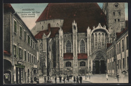 AK Augsburg, Blick Auf Frauenthorstrasse Mit Dom  - Augsburg