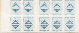 ANDORRA Franz. Markenheftchen 0-7 Mit 10x 506, Postfrisch **, Gemeindewappen, 1997 - Markenheftchen