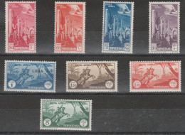 270 - Tripolitania 1931 - Posta Aerea, Soggetti Africani N. A9/16. Cat. € 450,00.MNH - Tripolitania