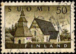 Finlande Poste Obl Yv: 454 Mi:474 Eglise De Lammi (Beau Cachet Rond) - Usados