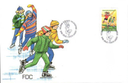 Finlande Poste Obl Yv:1200 Mi:1228 Koululiikunta-Skolgymnastik Sport (TB Cachet à Date) Fdc Helsinki 8-10-1993 - Oblitérés