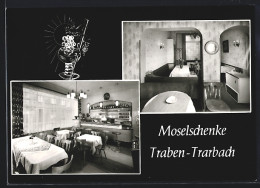 AK Traben-Trarbach, Gasthaus Moselschenke A. Hermanns, Brückenstrasse 2  - Traben-Trarbach