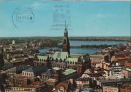 100215 - Hamburg - Rathaus Mit Binnen- Und Aussenalster - 1976 - Other & Unclassified