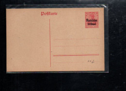 ALLEMAGNE ENTIER CARTE NEUF SURCHARGE ROUMANIEN 10 BANI - Bezetting 1914-18