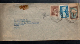 ARGENTINE AFFRANCHISSEMENT COMPOSE SUR LETTRE POUR LA FRANCE 1948 - Covers & Documents