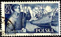 Pologne Poste Obl Yv: 849 Mi:961 Marine Marchande (Beau Cachet Rond) - Gebraucht